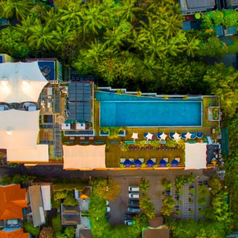 De Vins Sky Seminyak De Vins Sky aerial view